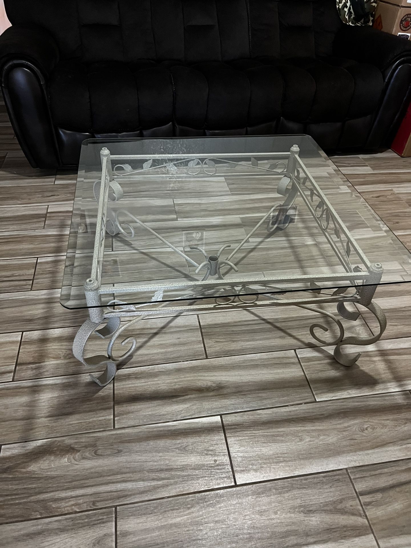 Glass Top Coffee Table