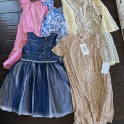 Little Girls Dresses Sizes 6-8
