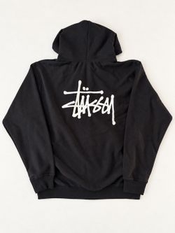 Stussy Basic Full Zip Hoodie Black XL New With Tags 1975000