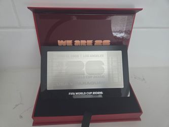 FIFA WORLD CUP 2026 OFFICIAL COMMEMORATIVE SOUVENIR TICKET OF THE USA V PARAGUAY FAME