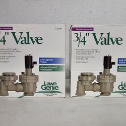 Lawn Genie Anti-Siphon Valve 3/4 in. Model L7034 New