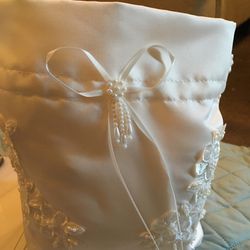 New Bridal Purse/tote And Donation Box