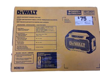 Dewalt Dcr010 Yellow Portable Speaker