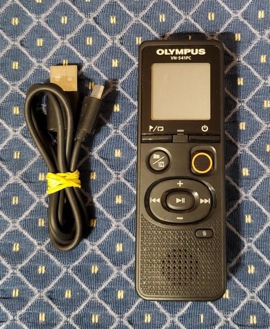 Olympus VN-541PC Digital Voice Recorder Black - Tested -