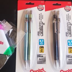 2-Pack~Pentel Sharp Mechanical Pencil, 0.7mm, #2 Medium Lead~ 4Total Pencils (P207MBP2) #5