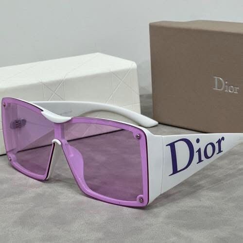 Purple/White Sunglasses