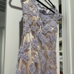 Sparkling Dazzling Purple Gown 