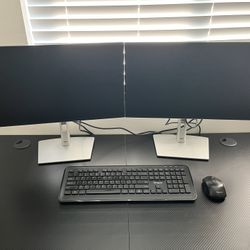 Set of 2 Dell 22” Computer Monitors - Model P2225Hb