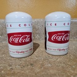 Coca Cola Salt And Pepper Shakers