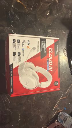 Hyper x Cloud lll s wireless (white)
