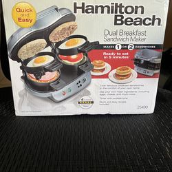Hamilton Beach 25490C Dual Breakfast Sandwich Maker