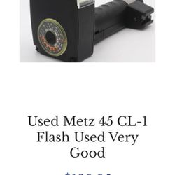 Metz 45 CL-1 Flash

