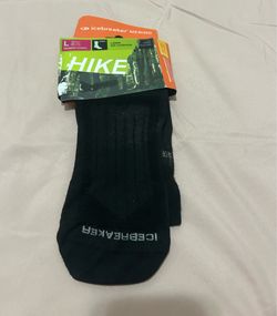 Women's Hike Liner Ultralight Cushion Merino Wool Crew Socks Size Large