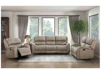 Premium Reclining Sofa & Loveseat 2-Piece Set. Finance/Delivery available.