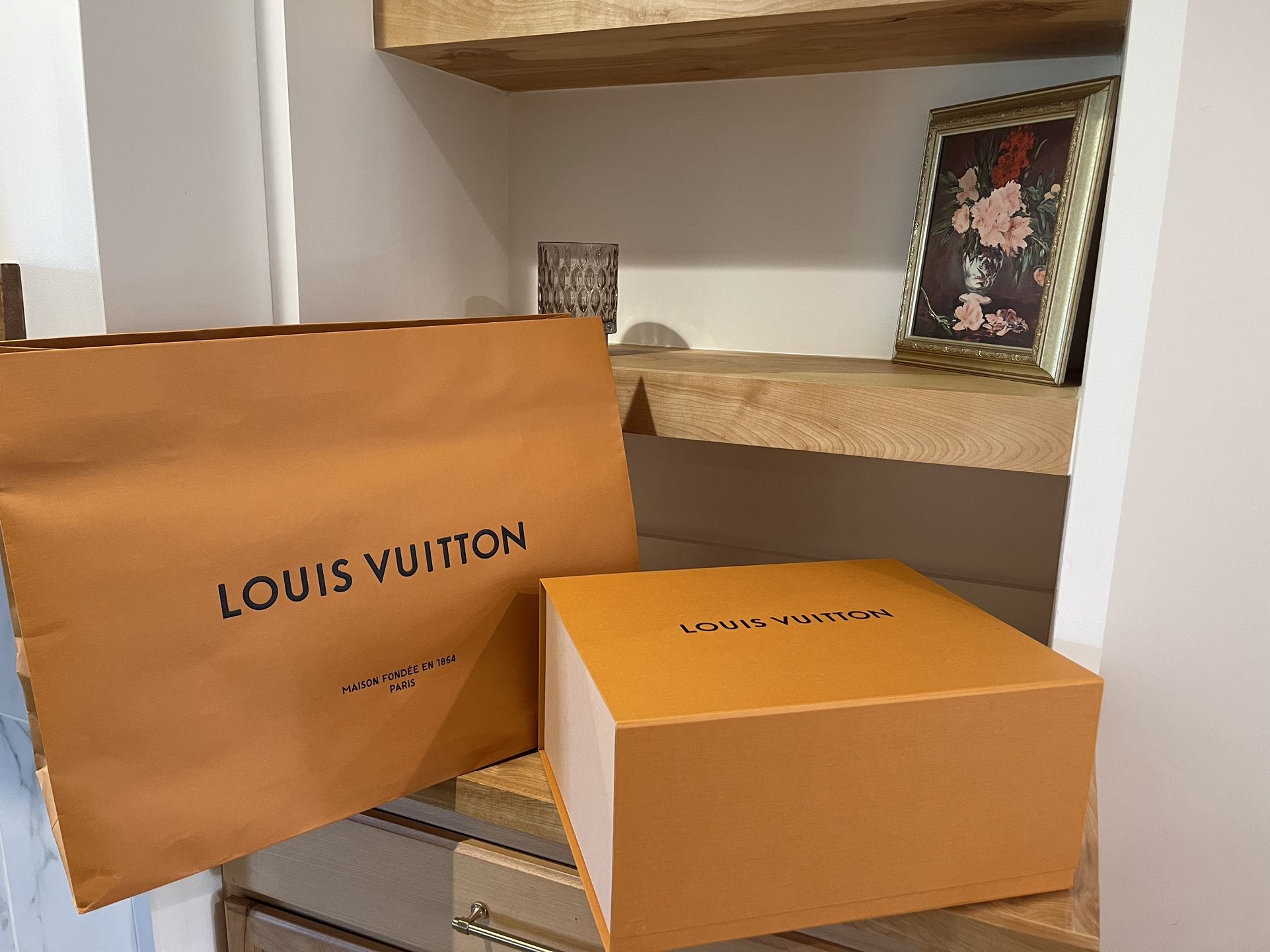 Louis Vuitton Large Box And ShoppingBag