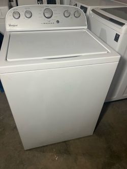 Whirlpool large capacity washing machine //Lavadora Whirlpool gran capacidad