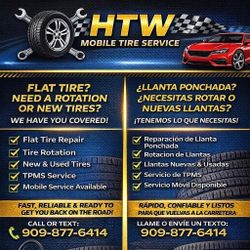 Mobile Tpms Sensors & Tire Service Mount Balance Rotation Fix Flat Roadside Assistance 7days
