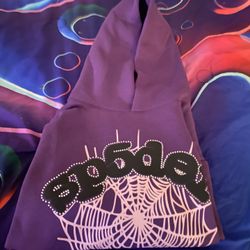Purple Sp5der hoodie brand New.