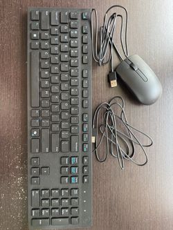Used wired keyboard and mouse in very good condition $6