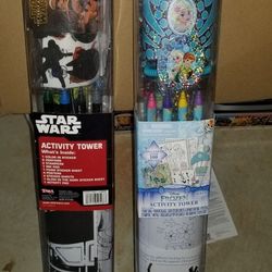 Frozen And Star wars Activity Tower