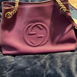 Gucci Soho Medium Purple Handbag