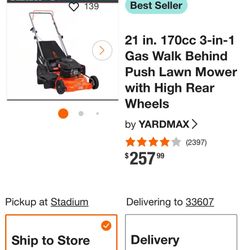 Black And Decker Lawn Mower-Brand New