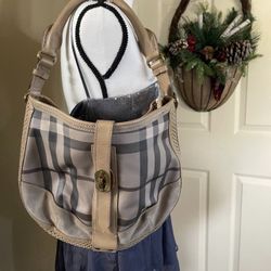 Burberry Vintage Shoulder Bag With Wallet 