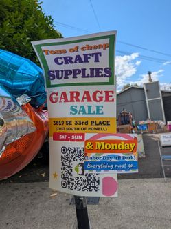 🌈🌈 HUGE Craft & Garage Sale in SE!