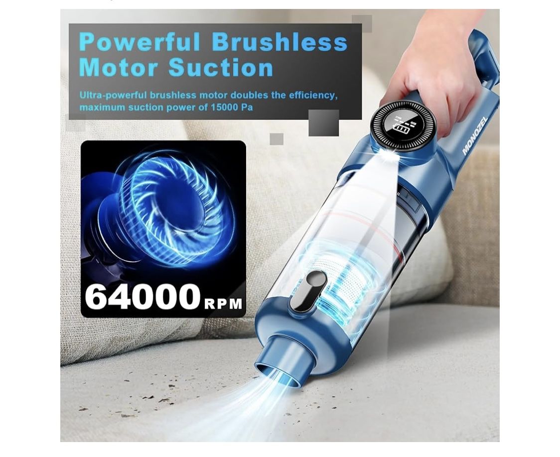 Monozel Handheld Car/home Vacuum. Retail: $59.99