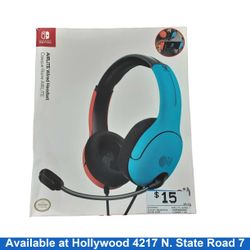 Nintendo Airlite Wired Headset Red Stereo Headphone