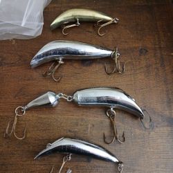 4 Lot Canadian Wigglers Different Weights And Styles