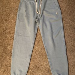 Baby Blue Polo Sweats M