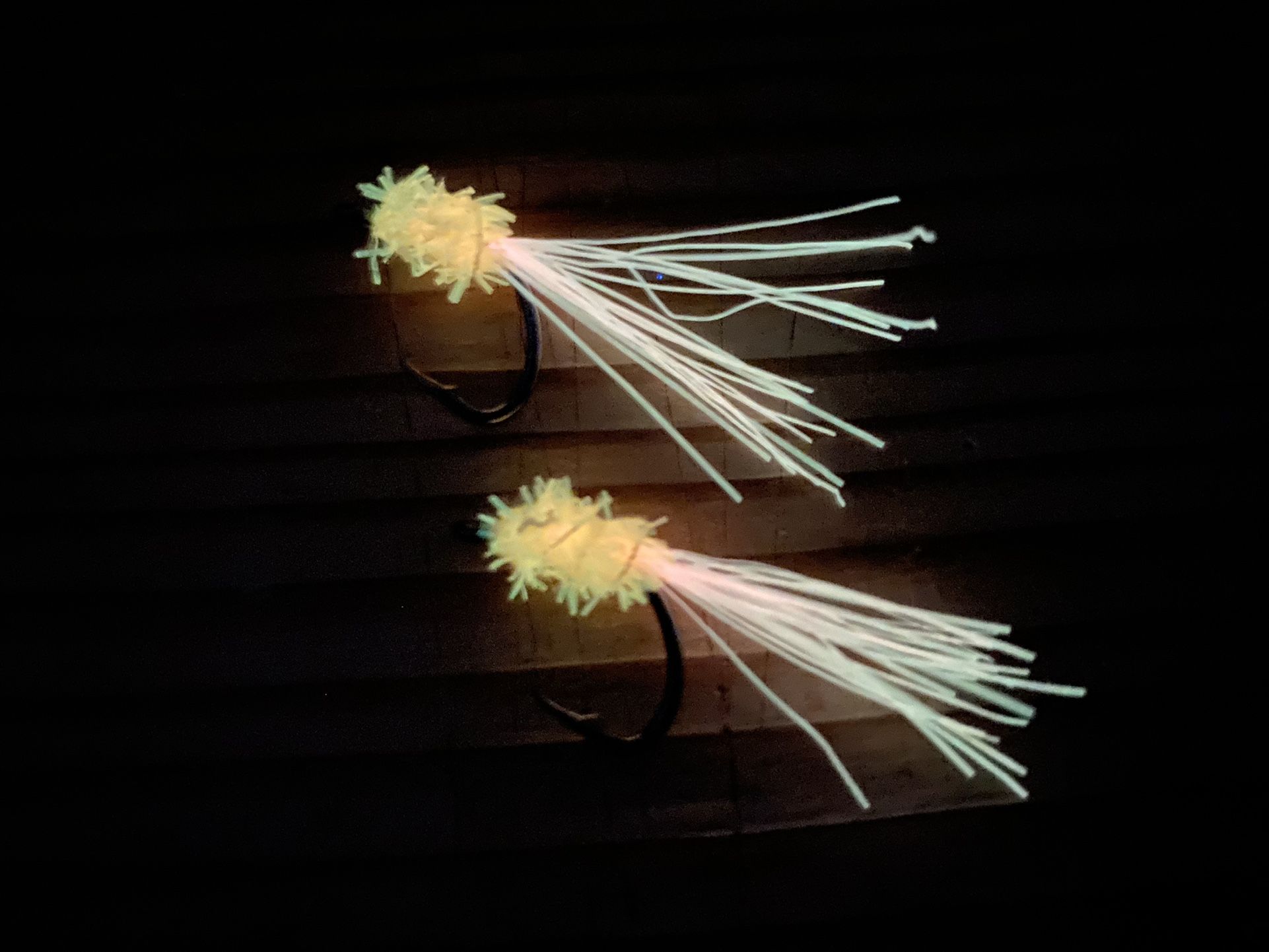 Glow In The Dark Fishing Flies Lures Night Menpachi Aweoweo Akule ...