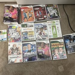 Wii Game Console And Wii Fit and Stand 