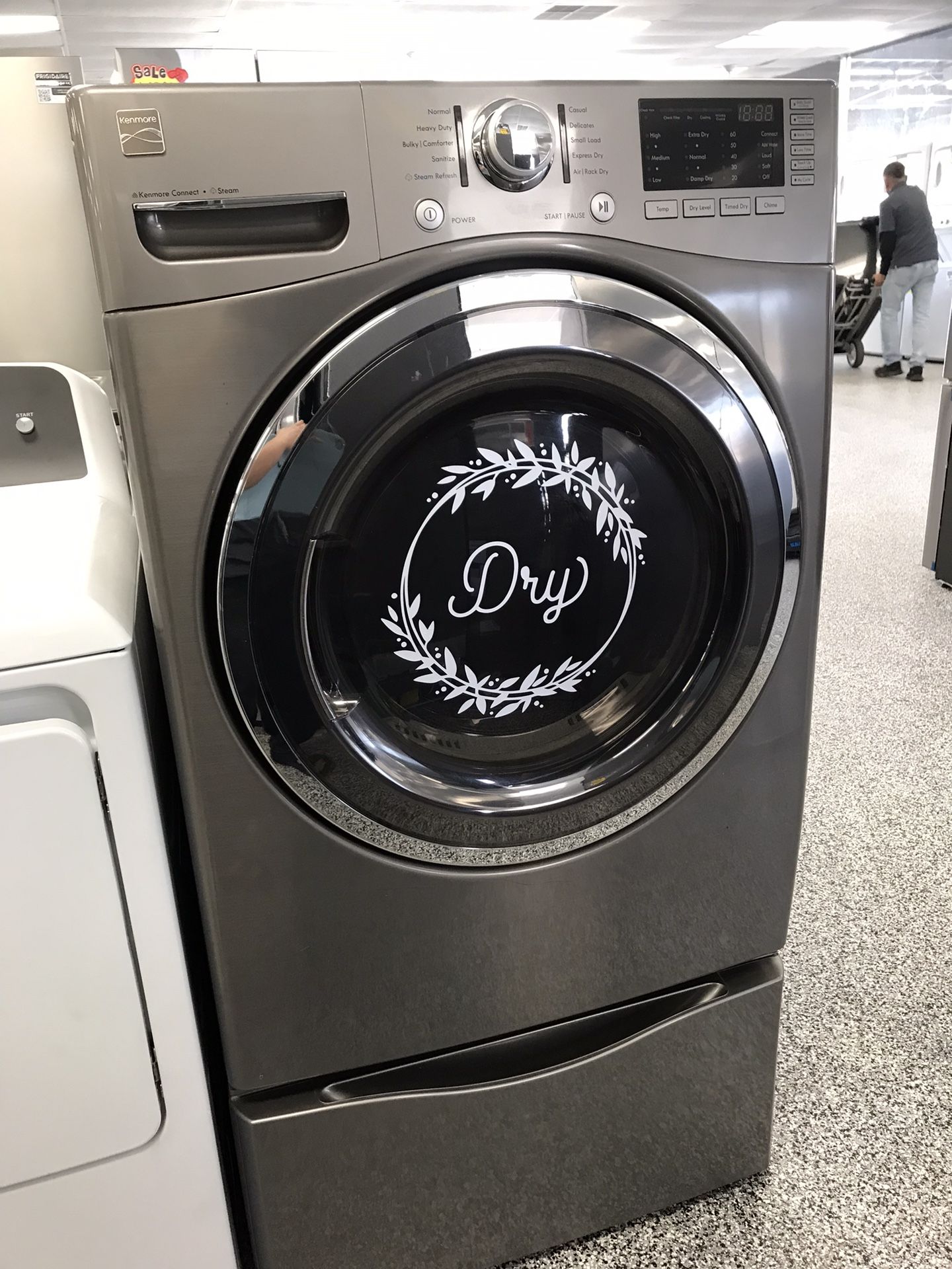 USED Kenmore Gas Dryer With Pedestal