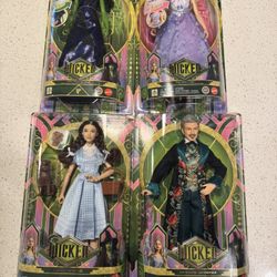 Wicked: for Good Dolls: Dorothy, The Wizard, & Singing For Good Elphaba/Glinda