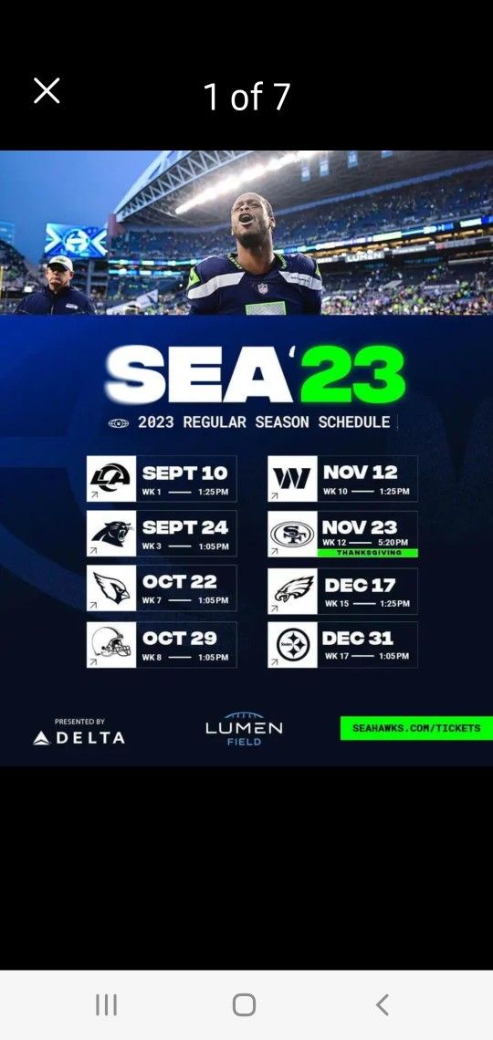 Seahawks Seats