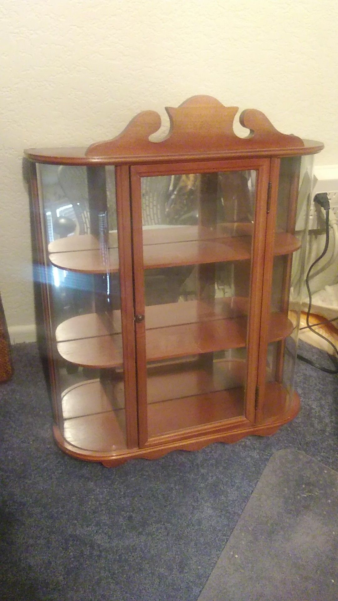 Antique curio cabinet
