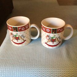 Two Charlton Hall by Kobe Christmas Mugs — Beautiful