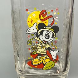 Vintage Y2K McDonald’s Walt Disney World "Animal Kingdom" Glass Mickey Mouse