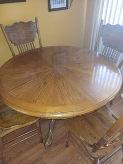 Dinning table and chairs
