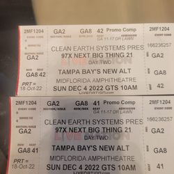 97x Next Big Thing - Sunday Day 2 Concert (2 Tickets) Thumbnail