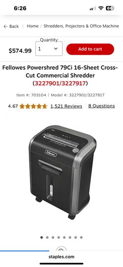 Commercial shredded