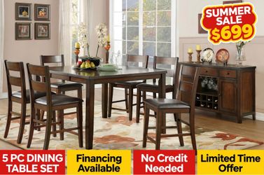 5 PC DINING TABLE