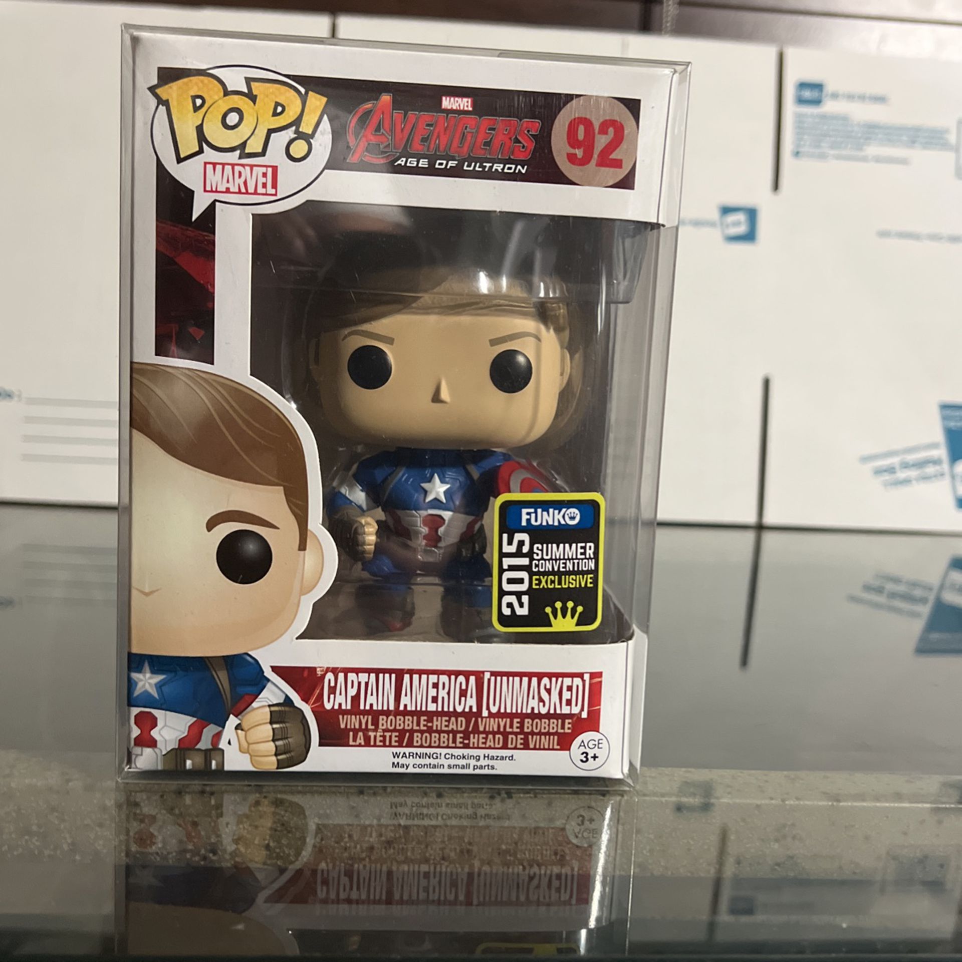 *2015 SUMMER CONVENTION EXCLUSIVE* CAPTAIN AMERICA (UNMASKED )