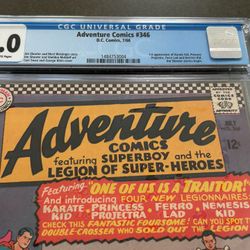 Adventure Comics #346 1st Appearance Karate Kid  1st Jim Shooter CGC 7.0 Superboy And Legion Of Superheroes