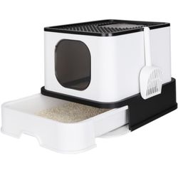 RIZZARI Cat Litter Box 