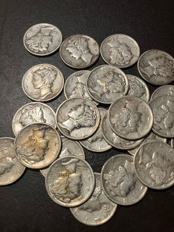 Mercury 90% silver dimes