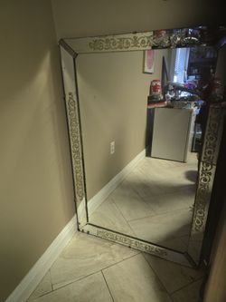 1930/1960 big  vintage mirror
