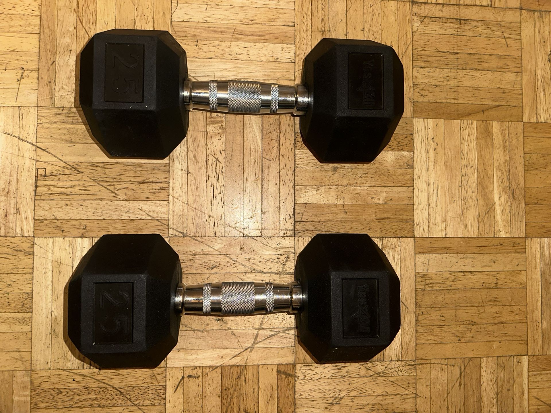 25 Lbs Dumbbells